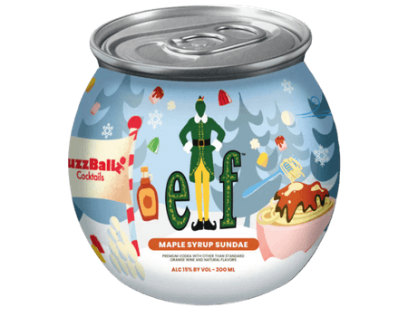 Buzzballz Elf Maple Syrup Sundae